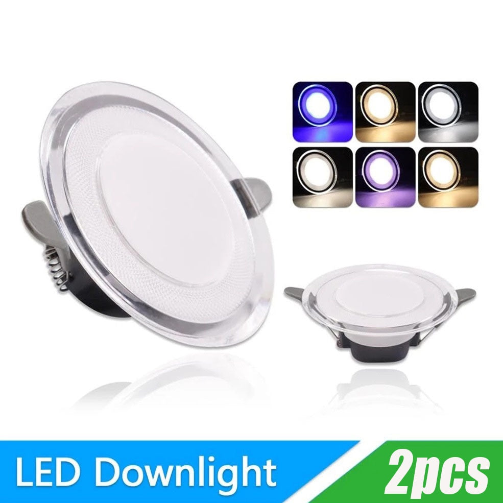 Downlight 5W Led Downlight Ac220v Six Color Recessed Downlight Ceiling Kitchen Living Room Indoor Spot Ceiling Light