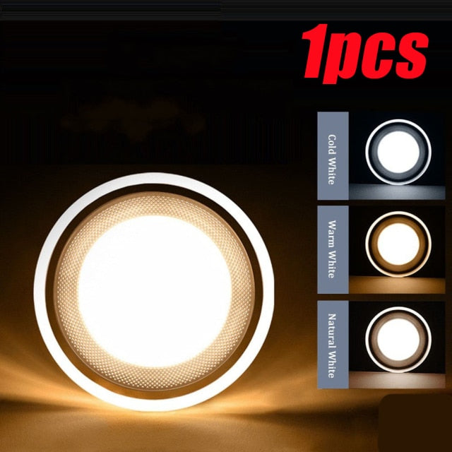 Downlight 5W Led Downlight Ac220v Six Color Recessed Downlight Ceiling Kitchen Living Room Indoor Spot Ceiling Light
