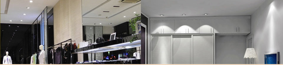 Super Bright Dimmable Led Down light COB Ceiling Spot Light 5w 10w 20w ceiling recessed Lights Warm Cool White Indoor Lighting