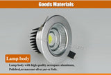 Super Bright Dimmable Led Down light COB Ceiling Spot Light 5w 10w 20w ceiling recessed Lights Warm Cool White Indoor Lighting