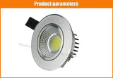 Super Bright Dimmable Led Down light COB Ceiling Spot Light 5w 10w 20w ceiling recessed Lights Warm Cool White Indoor Lighting