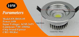 Super Bright Dimmable Led Down light COB Ceiling Spot Light 5w 10w 20w ceiling recessed Lights Warm Cool White Indoor Lighting