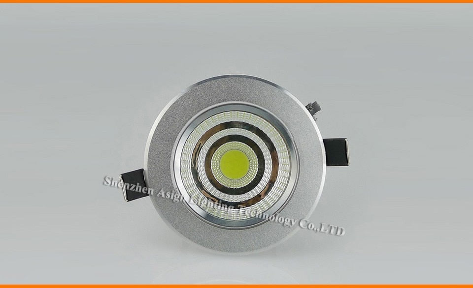 Super Bright Dimmable Led Down light COB Ceiling Spot Light 5w 10w 20w ceiling recessed Lights Warm Cool White Indoor Lighting