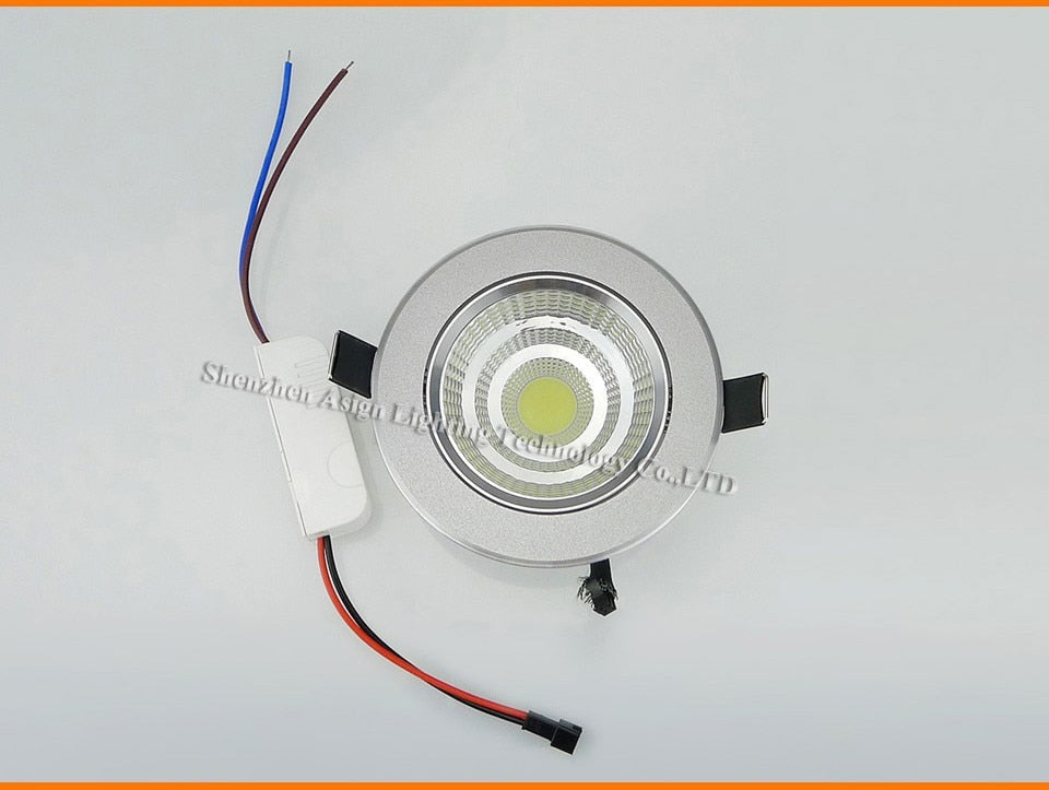 Super Bright Dimmable Led Down light COB Ceiling Spot Light 5w 10w 20w ceiling recessed Lights Warm Cool White Indoor Lighting