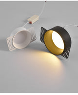 Saiyo Trimless Round COB Led Downlights High End Recessed Ceiling Spot Lights Lamps For Indoor Residential Home