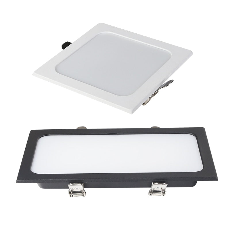 Panel embedded LED downlight 12W 18W 24w square LED spotlight LED ceiling light AC110V 220V