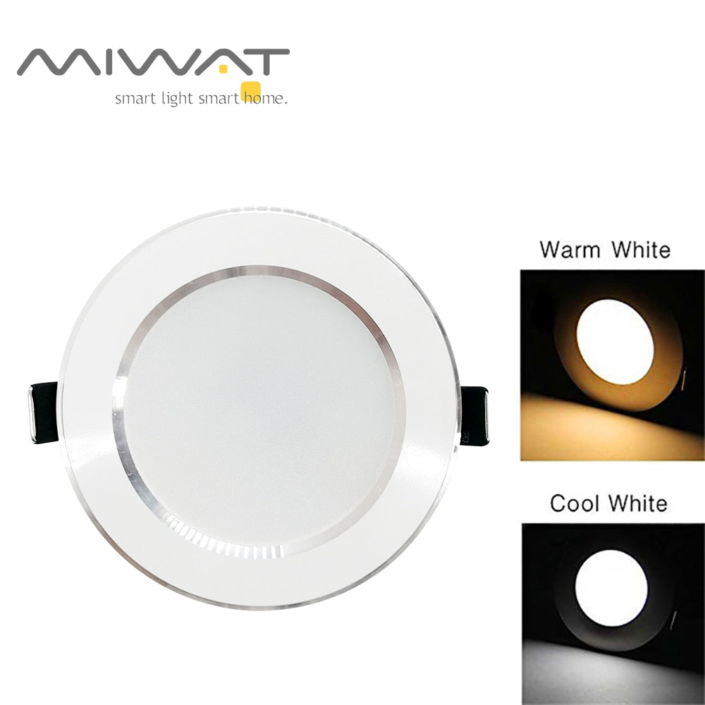 LED Downlight 3W 5W 7W 9W 12W 15W Round Recessed Lamp 220V 230V 240V Led Bulb Bedroom Kitchen Indoor LED Spot Lighting