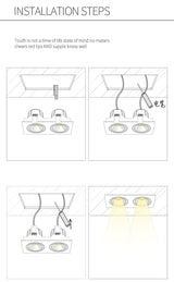 Recessed Led Downlight 7W 14W 10W 20W 110V 220V Bulb Ceiling Deep Anti-glare Indoor Spot Lighting For Home Office Stores Lamp
