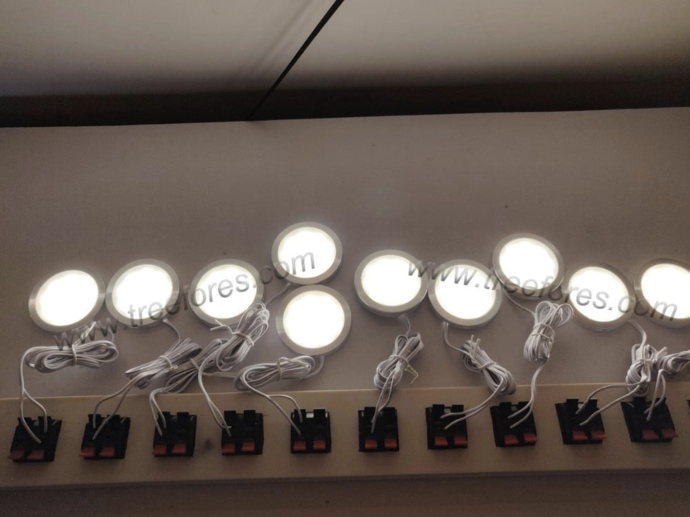 Slim 8mm 12V 24V 3W Mini LED Downlight Kitchen Cabinet Panel Lamps D58mm Spot 2inch Spotlight DIY Lighting Fixture Fittings