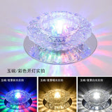 Downlight SMD 3W 5W LED Downlights crystal lamp Ceiling Spot Light With LED Driver AC110V 220V indoor Decoration