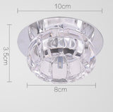 Downlight SMD 3W 5W LED Downlights crystal lamp Ceiling Spot Light With LED Driver AC110V 220V indoor Decoration