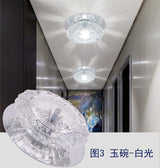 Downlight SMD 3W 5W LED Downlights crystal lamp Ceiling Spot Light With LED Driver AC110V 220V indoor Decoration