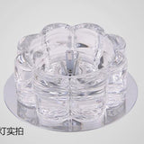 Downlight SMD 3W 5W LED Downlights crystal lamp Ceiling Spot Light With LED Driver AC110V 220V indoor Decoration