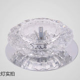 Downlight SMD 3W 5W LED Downlights crystal lamp Ceiling Spot Light With LED Driver AC110V 220V indoor Decoration
