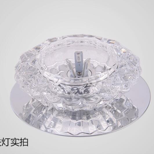 Downlight SMD 3W 5W LED Downlights crystal lamp Ceiling Spot Light With LED Driver AC110V 220V indoor Decoration