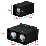 LED Downlights Epistar Chip Recessed AC90V-260V 5W 7W 10W 14W 15W 18W 20W Ceiling Lamps Spot Lights For Home illumination