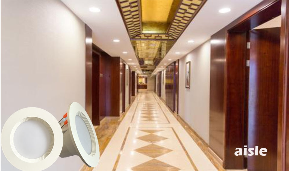 Radar Motion Sensor LED Downlight 5W 7W Round Recessed Lamp 90-260v 110/220V Led Bulb for living room study bedroom aisle Indoor