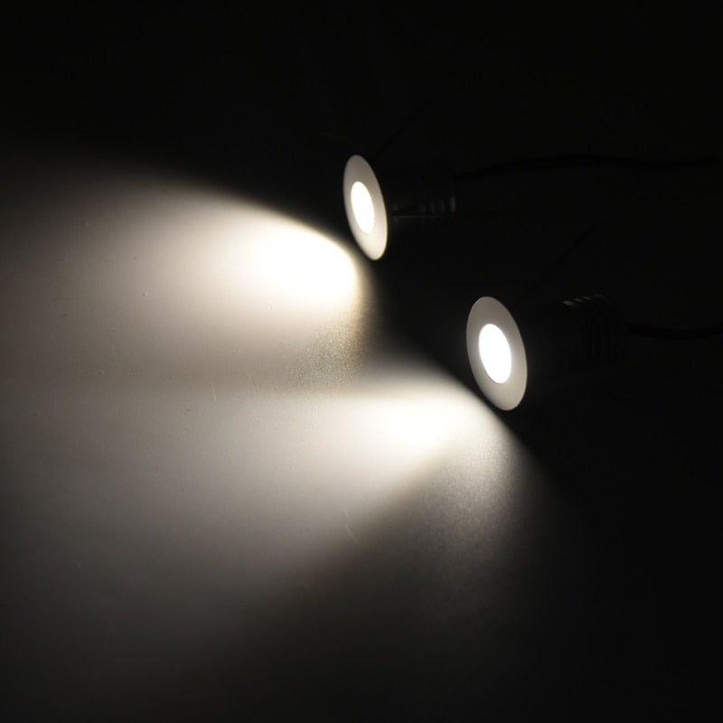 Mini LED Spot Lighting Downlight Recessed 1W 12V 24V AC100-240V Ceiling Sauna Cabinet Light for Kitchen House Bulb Lamp