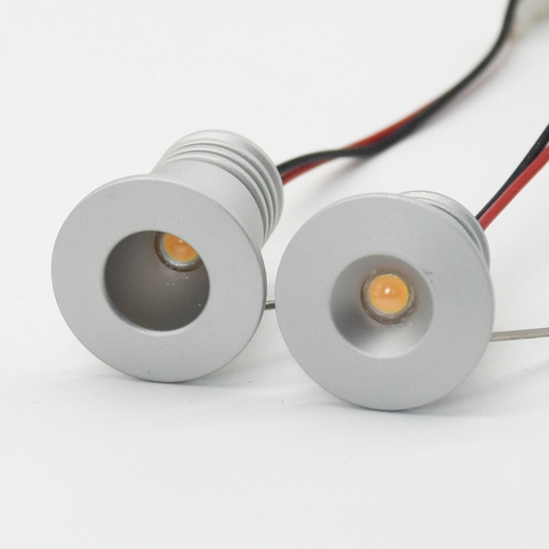 Mini LED Spot Lighting Downlight Recessed 1W 12V 24V AC100-240V Ceiling Sauna Cabinet Light for Kitchen House Bulb Lamp
