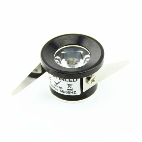 1W DC12 AC85-260V Small Mini LED Spot light Recessed Ceiling Lamps LED Under Cabinet Downlights CE ROSH