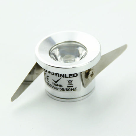1W DC12 AC85-260V Small Mini LED Spot light Recessed Ceiling Lamps LED Under Cabinet Downlights CE ROSH