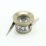 1W DC12 AC85-260V Small Mini LED Spot light Recessed Ceiling Lamps LED Under Cabinet Downlights CE ROSH