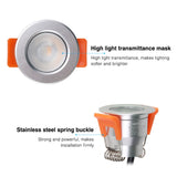  3W Mini LED Downlight Single Color CCT RGB RGBW Dimmable Waterproof Cabinet Lamp Wardrobe Jewelry Showcase Spot Lights