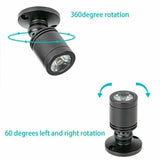 Led recessed cabinet mini spot light 110V 220v white / black 3W dimmable downlight Showcase Display Light