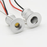 1W 12V 24V AC 110V 220V LED Cabinet Lamps Stair Wall Spotlight 15mm Recessed Ceiling Downlight Kitchen DJ Wedding DIY Lighting