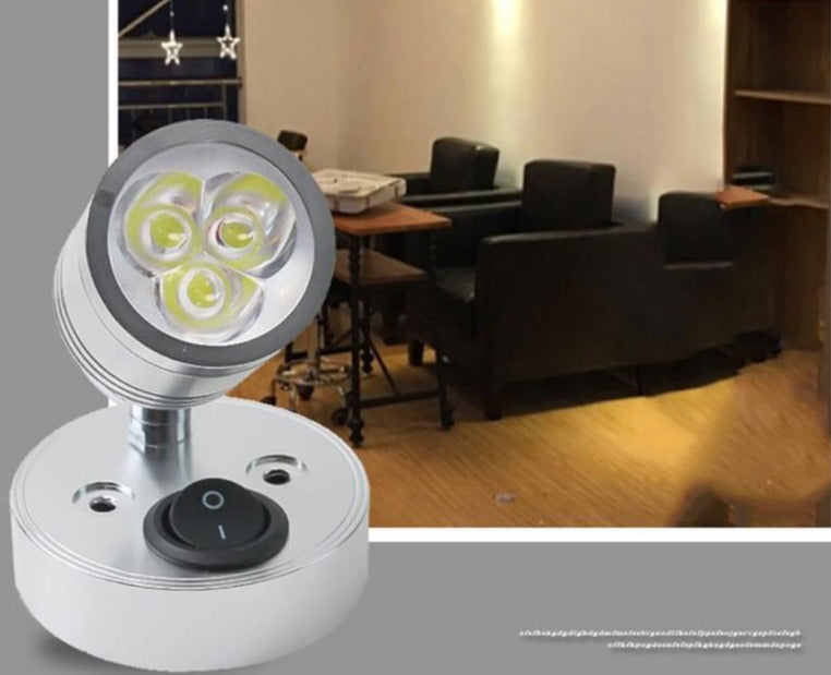 180 ° LED Spot Light DC 12V Spotlight Lamp Ceiling Spots Focus Downlights Indoor Lighting Wall Light Household Supplies