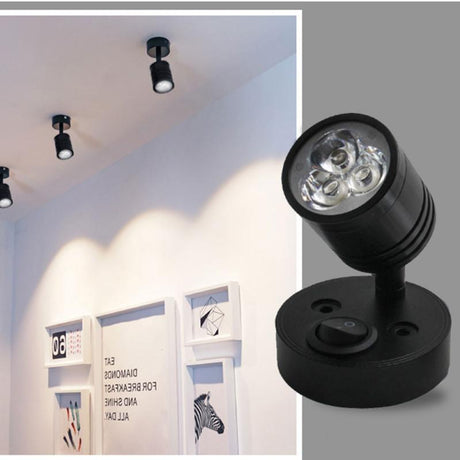 180 ° LED Spot Light DC 12V Spotlight Lamp Ceiling Spots Focus Downlights Indoor Lighting Wall Light Household Supplies