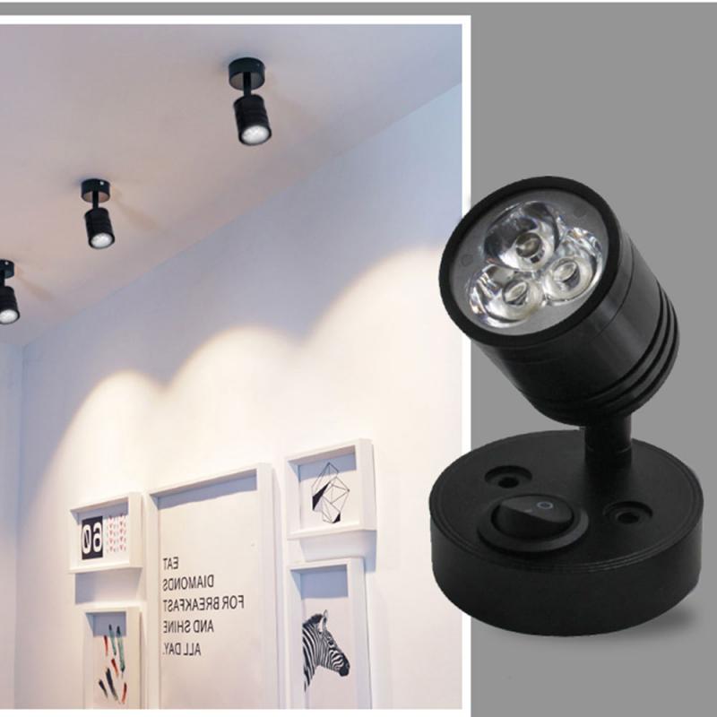 180 ° LED Spot Light DC 12V Spotlight Lamp Ceiling Spots Focus Downlights Indoor Lighting Wall Light Household Supplies