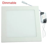AC/DC 12V 24V led downlight 3W 4W 6W 9W 12W 15W 25W led ceiling recessed grid downlight Square indoor light