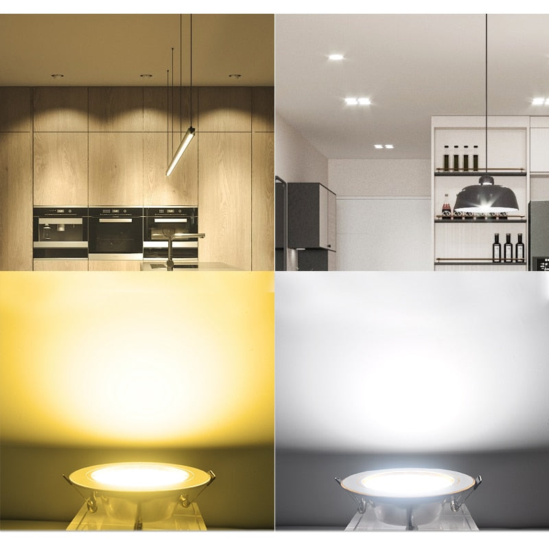 Led Downlight 3W 5W Downlight AC220V-240V Warm Cold White recessed led downlight Kitchen living room Indoor recessed downlight