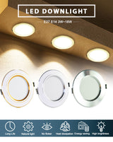Led Downlight 3W 5W Downlight AC220V-240V Warm Cold White recessed led downlight Kitchen living room Indoor recessed downlight