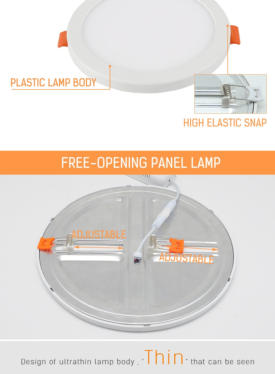 HOT LED Panel Lights Ultrathin Downlight 6W 8W 15W 20W 220V Square Round Panel Light White/Warm Indoor Bedroom LED Ceiling Light