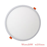 HOT LED Panel Lights Ultrathin Downlight 6W 8W 15W 20W 220V Square Round Panel Light White/Warm Indoor Bedroom LED Ceiling Light