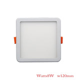 HOT LED Panel Lights Ultrathin Downlight 6W 8W 15W 20W 220V Square Round Panel Light White/Warm Indoor Bedroom LED Ceiling Light