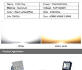 LED chip AC 220V without driver 20W 30W 50W COB LED lamp beads high-power smart IC outdoor DIY lighting downlight floodlight