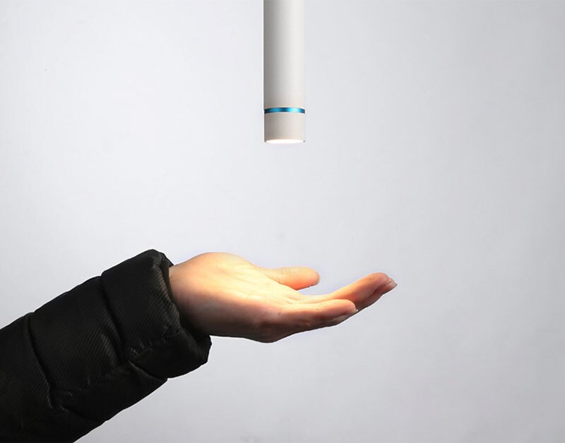 Dimmable 7w LED Pendant Lamp Long Tube downlight Island Dining Room Shop Bar Decoration Cylinder Pipe Lights Cord Pendant Lamps