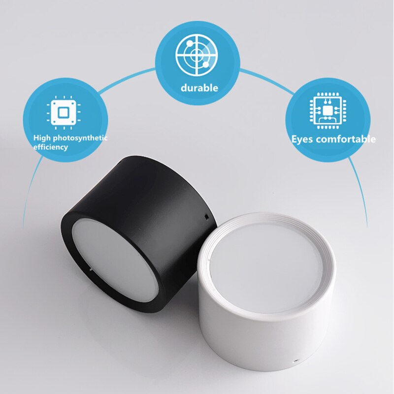 Surface Mounted Ceiling Downlight 5W 10W 15W 20W 85-265V lamp Led downlights Ceiling Spot light +led driver AC85-265V