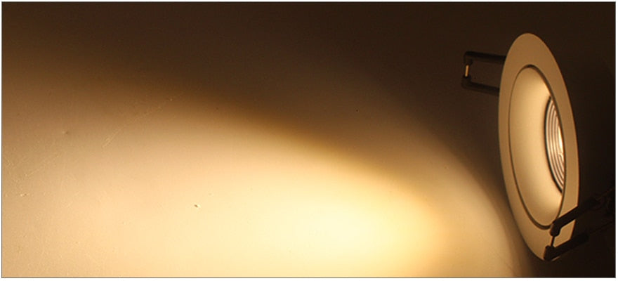 LEDIARY White Recessed LED Ceiling Light Adjustable Frame MR16 GU10 Bulb Changeable Fixture Downlight Holder 75MM 90MM Cut Hole