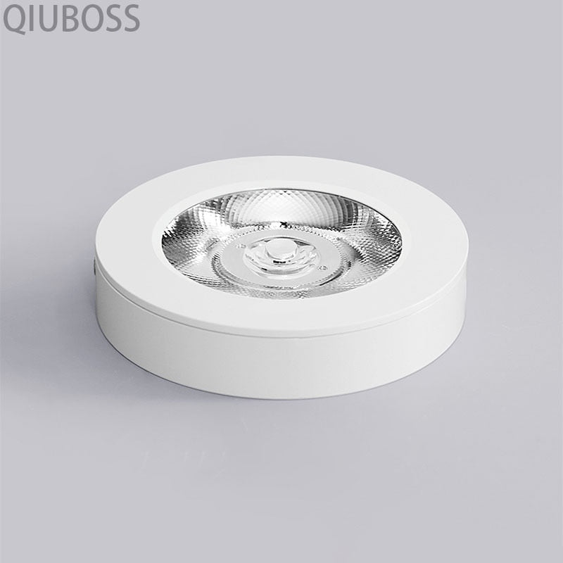 Round LED Wall Lights Surface Mounted LED Ceiling Lamp 3W/5W/7W/9W/12W/15W Ultra-thin Driverless COB Downlight Indoor Lighting
