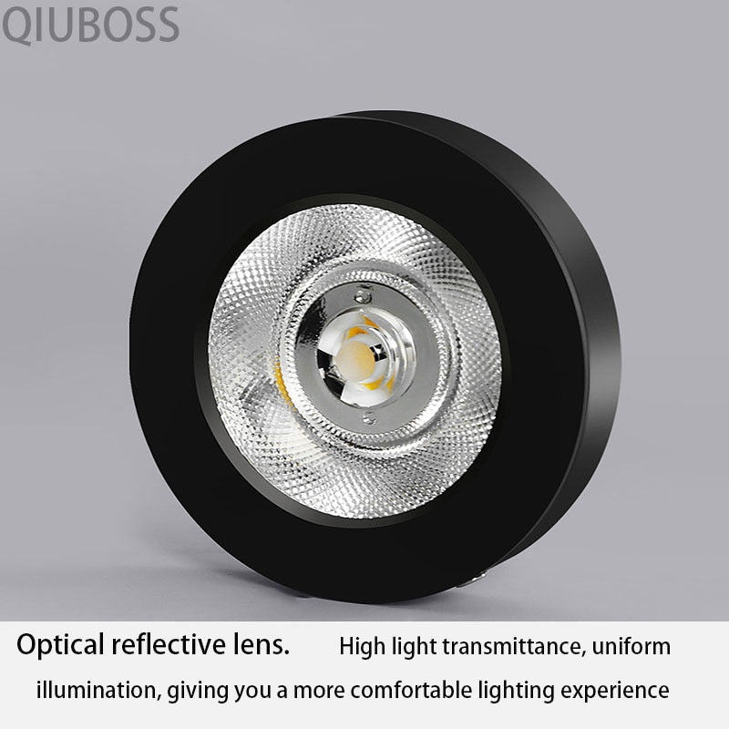 Round LED Wall Lights Surface Mounted LED Ceiling Lamp 3W/5W/7W/9W/12W/15W Ultra-thin Driverless COB Downlight Indoor Lighting
