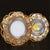Nordic Luxury Gold White Inlaid Crystal Resin Led Downlight 3W 5W 220V 8Cm Hole Corridor Bathroom Restaurant Spot Recessed Lamp