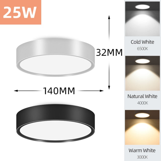 Surface Mounted LED Foldable Downlights Ceiling Spots Fixtures 220V 5W 10W 15W 25W COB Spotlight For Indoor Lighting Home Living Room