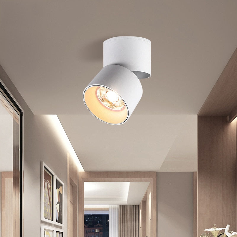 Led Surface Mounted Ceiling Downlight bedroom Adjustable LED Bulb SPOTS DIRIGIBLES Living Room led ceiling spot light fixtures