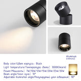 Led Surface Mounted Ceiling Downlight bedroom Adjustable LED Bulb SPOTS DIRIGIBLES Living Room led ceiling spot light fixtures