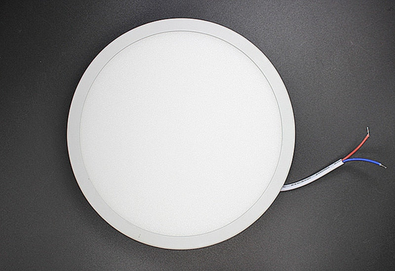 Ultra Thin LED Panel Light 6W 8W 15W 20W Aluminum Round Ceiling Recessed Downlight Open Hole Adjustable AC 85-265V