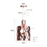 Nordic led chandelier long downlight Kitchen Restaurant Bar cone chandelier decorative chandelier bedside Chandelier